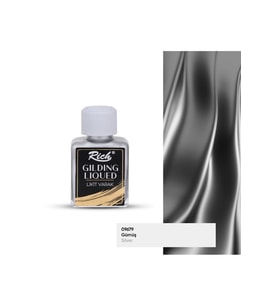 Yaldızlı Varak Likit, Gümüş Rengi, 75 ml