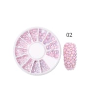 PEMBE SWAROVSKİ SÜSLEME TAŞ SETİ