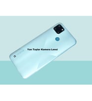 Oppo C21Y Uyumlu FULL KASA Arka Kapak Batarya Kapağı - MAVİi
