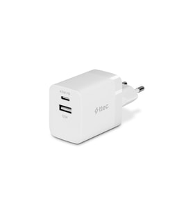 Ttec 2SCP02B SmartCharger Duo PD 45W USB-C+USB-A Seyahat Hızlı Şarj Aleti