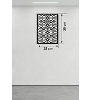 Sarmaşık Yaprak Motifli Ahşap Duvar Tablosu - 25X35 Cm Kesim Dekoratif Pano