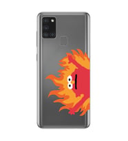 Samsung Galaxy A21S Uyumlu Elmo Tasarımlı Şeffaf Telefon Kılıfı