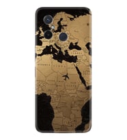 Xiaomi Redmi 12C Kılıf Silikon Desen Özel Seri Map Planet 1656