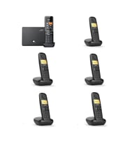 Gigaset C550 Ip 6 Dahili Dect Kablosuz Telefon Santrali (Siyah)