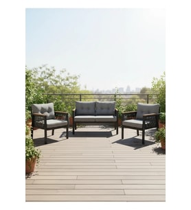 MELİSA 2+1 +1 Balkon-bahçe-kafe Çay Seti Koltuk Oturma Takımı-oturma Grubu,ofis Koltuğu