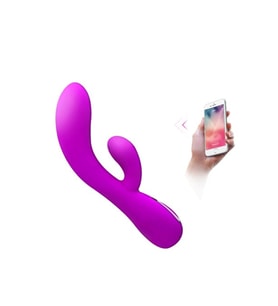 Usb Şarjlı Telefondan Kumandalı Klitoris Uyarıcılı Teknolojik Vibratör