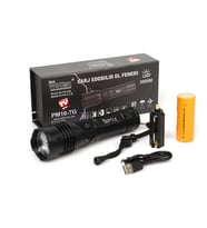 Uzun Menzilli 3000 Lümen LED Fener Yüksek Parlaklık Güçlü Aydınlatma WT-600