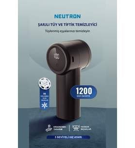NEUTRON NTL-LR-10S Şarjlı Tüy ve Tiftik Temizleyici