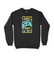 Mavi Gamer Mode On Siyah Sweatshirt