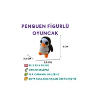 Penguen Figür - 3D Kutup Hayvanı Oyuncak