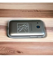 Samsung C3312 Kasa Samsung Galaxy C3312 Uyumlu Siyah Gri Renk Orta Kasa Ön Arka Kapak Tuş Takımı