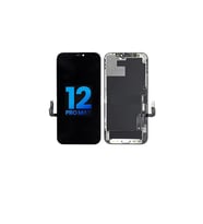 Apple iPhone 12 Pro Max ile Uyumlu Glw Ekran Dokunmatik (Siyah)