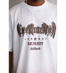pilelistore- Erkek Baskılı T-Shirt Kısa Kol Bisiklet Yaka Regular Fit Rahat Kalıp Günlük Tişört - Be (Beyaz)