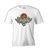 Basketbol Star Beyaz Erkek Tshirt