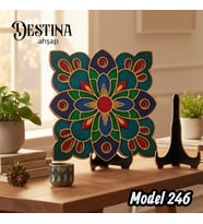 Destina Ahşap Mandala Boyama Seti- Ahşap Boyama- Model 246