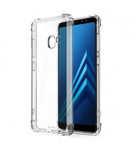 Blogy Galaxy A8 ile Uyumlu Crystal Fit Kılıf Crystal Clear