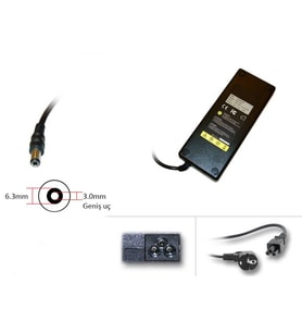 Toshiba Dynabook Satellite P10 Notebook Adaptör Laptop Şarj V2 6.3x3.0mm