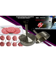 GERÇEK PASLANMAZDAN İMAL KÖFTE PRESİ,HAMBURGER KÖFTE YAPMA KALIP PRESİ 12 CM 100 - 130 GRAM (ALFA PASLANMAZ ÜRETİMİ GARANTİLİ) ALF006