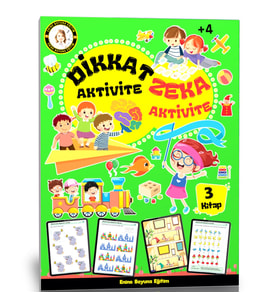 Dikkat ve Zeka Aktivite Seti (3 Kitap)