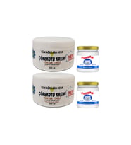 2 Tane Çörek Otu Ağrı Kremi White 200 ml + 2 Tane Snow Kitten 50 ml Menthol Balm Kas Eklem Fıtık Vücut Ağrılarına Rahatlatıcı Masaj Seti