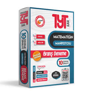 2024 YKS TYT Matematiğin Manifestosu 10lu Dijital Çözümlü BRANŞ Deneme PAKETİ (Beyaz)