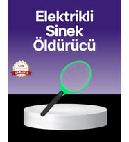 Çocuk Evcil Hayvan Dostu Elektrikli Sinek Raketi Güvenli Kullanım - Lisinya