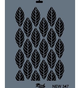 Rich New Seri N-347 Stencil 35x25 cm