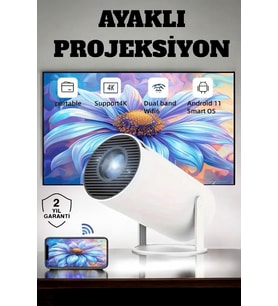 130 İnç Geniş Ekran Destekli Full Projeksiyon