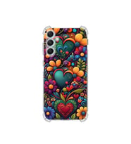 PrintiFy Samsung Galaxy A34 ile Uyumlu Düşlerin Dansı Serisi Çiçeklerin Dansı Tasarımlı Uv Baskılı Köşe Korumalı Antişok Kılıf