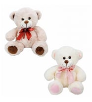 Sunman Kurdaleli Oturan Sevimli Peluş Ayı 30 Cm