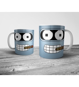 Pixxa Futurama Bender Kupa Bardak Model 2
