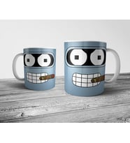 Pixxa Futurama Bender Kupa Bardak Model 2