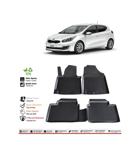 Kia Ceed 2016 Model 4D Havuzlu Paspas
