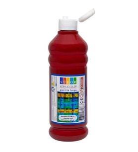 SÜDOR PARMAK BOYASI 500 ML KARMEN KIRMIZI - SD8009-04