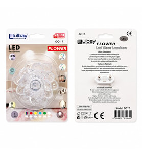10 ADET KOZALAK LED GECE LAMBASI GC-17 (5343)