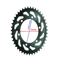 Yamaha Uyumlu R25 Mt-25 Arka Dişli 520-43T İç 110 Mm 6 Delikli Öm