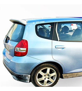 Honda Jazz Uyumlu 1 Spoiler Cam Üstü Fiber 2002-2008