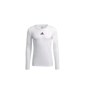 Adidas GN5676 Team Base Tee Erkek Uzun Kollu Tişört (Beyaz)