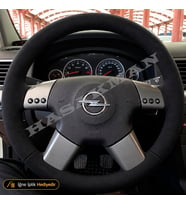 Opel Vectra C Dikme Direksiyon Kılıfı Alcantara Süet Monza Black ve lar-Comfort-Elegance 2002-2008