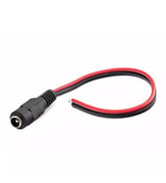 Hadron HDX5528 5.5mm x 2.5mm Dişi Power Jack Güç Kablosu - 26cm DIY