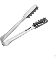 16 cm Buz ve Şeker Maşası Tırtıklı Profesyonel Servis Maşası 4.5 cm Ağız Açıklığı Dayanıklı Mutfak Gereci