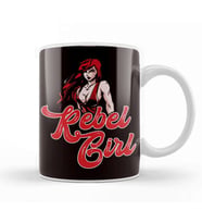 Rebel Ginger Girl Redhead Red Haired Red Head Irish Kupa Bardak Porselen