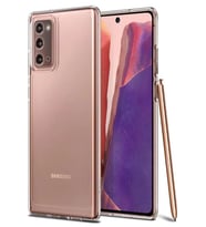 Galaxy Note 20 Kılıf Kamera Korumalı Süper Silikon (Renksiz)