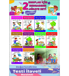 2.Sınıf Okumayı Sevdiren 10 lu Hikaye Seti (32-48 sayfa) (Beyaz)