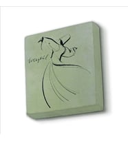 Semazen Baskılı Doğaltaş  Magnet(KRT-073)Buzdolabı Süsü