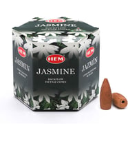 Tütsü Geri Akış Şelale Yasemin Kokulu 40 Konik Tütsü - Jasmine Backflow Incense Cones