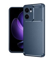 Reno 13F Kılıf Auto Focus Karbon Kapak - Lacivert