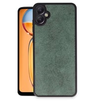 Galaxy A05 Kılıf Aras Deri Kapak - Koyu Yeşil