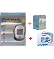 Vivachek Şeker Ölçme Cihazı + 50 Adet Strip + 100 Adet Lanset