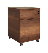 Adore Mobilya Rio Kilitli Çekmeceli Keson-Koyu Ceviz (Oslo Ceviz) 41x61x45 cm (GxYxD)